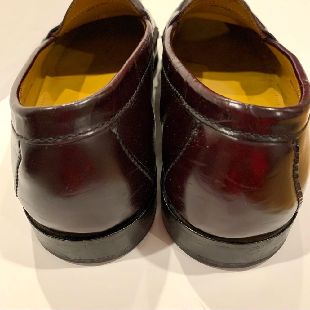 Cole Haan Burgundy Penny Loafers 12D - Picture 5 of 12